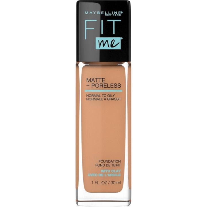 Maybelline Fit Me Matte + Poreless Oil Free Foundation - 322 Warm Honey