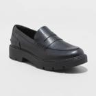 Women's Britney Chunky Loafers - A New Day Black