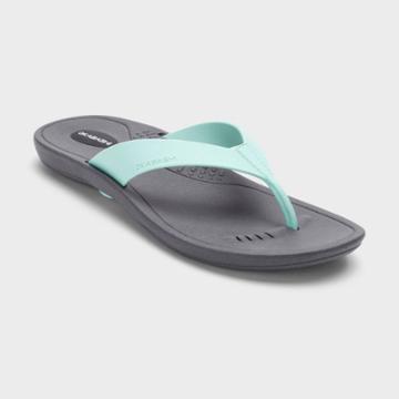 Women's Breeze Sustainable Flip Flop Sandals - Okabashi Seafoam S (5-6), Women's, Size: