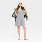 Women's Razor Back Knit Tank Dress - Universal Thread Navy Blue
