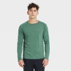 Men's Merino Wool Long Sleeve T-shirt - All In Motion Emerald Green