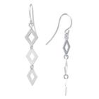 Target Sterling Silver Drop Earrings - Silver, Women's, Size: L: