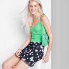 Women's Lace Trim Tiny Tank Top - Wild Fable Light Green