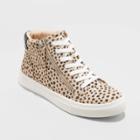 Women's Brooklin High Top Leopard Print Sneakers - Universal Thread Brown