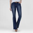 Crafted By Lee Women's Modern Fit High Rise Flare Dew 2 Long - Crafted By