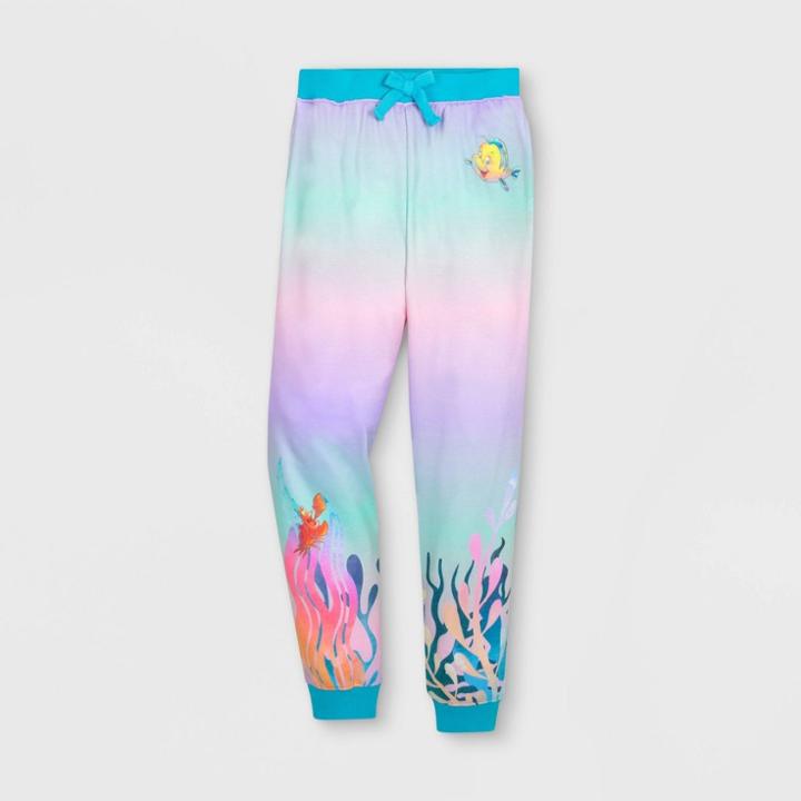 Girls' Disney The Little Mermaid Jogger Pants