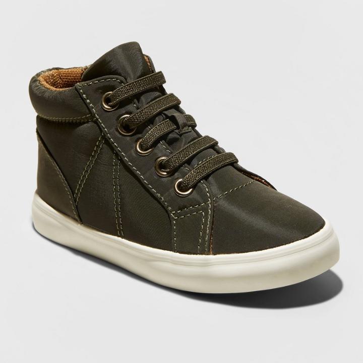 Toddler Boys' Ford Sneakers - Cat & Jack Olive 11, Boy's, Green
