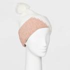 Women's Chenille Beanie - A New Day Cream One Size, Women's, Ivory