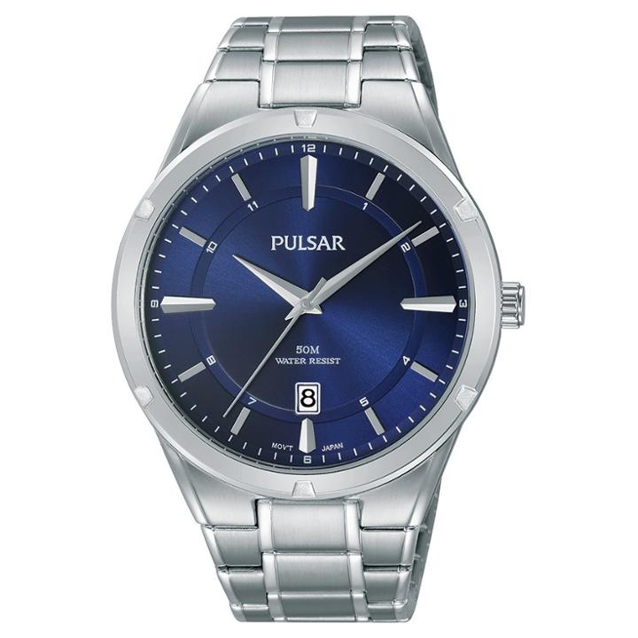 Men's Pulsar - Silver Tone With Blue Dial - Ps9521