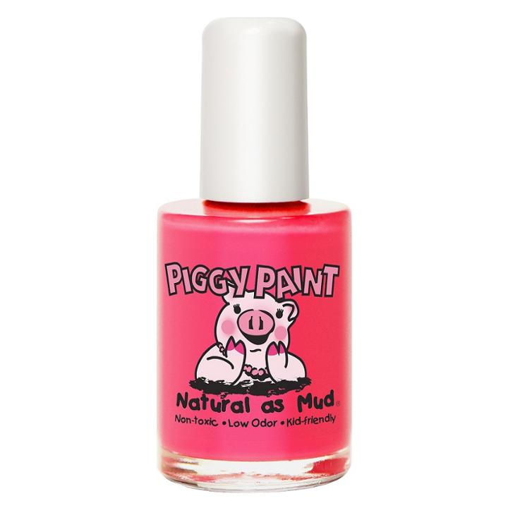 Piggy Paint Non-toxic Nail Polish - Wild Child - 0.5 Oz, Matte Hot Coral Pink