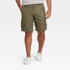 Men's Big & Tall 11 Cargo Shorts - Goodfellow & Co Olive Green