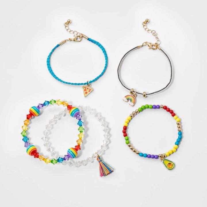 Girls' Bracelet - Cat & Jack, Rainbow