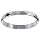 Journee Collection Tressa Collection Handcrafted Hammered Band In Sterling Silver - Silver
