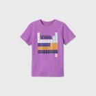 Kids' Short Sleeve Periodic Table Graphic T-shirt - Cat & Jack Purple
