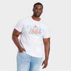 Men's Tall Standard Fit Short Sleeve Crew Neck T-shirt - Goodfellow & Co True White