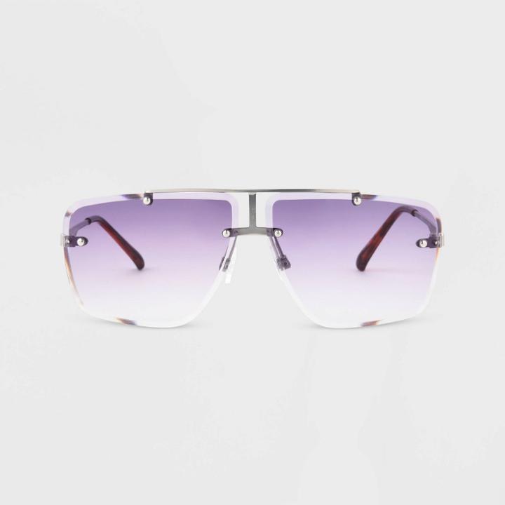 Women's Tortoise Print Metal Aviator Sunglasses - Universal Thread