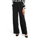 Women's High-waist Wide Leg Tailored Trousers - Sergio Hudson X Target Black