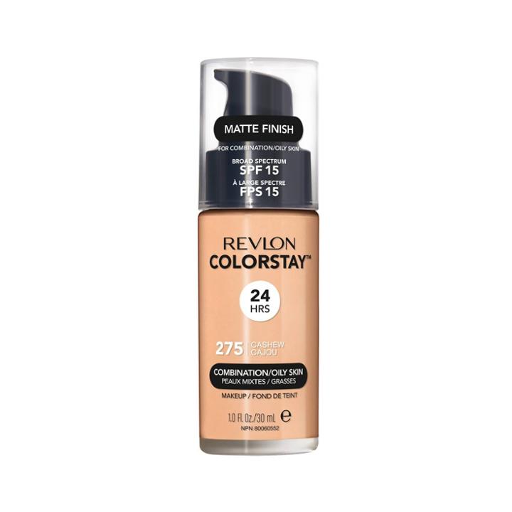 Revlon Colorstay Liquid Makeup Combination/oily 275 Cashew - 1.0 Fl Oz, Adult Unisex