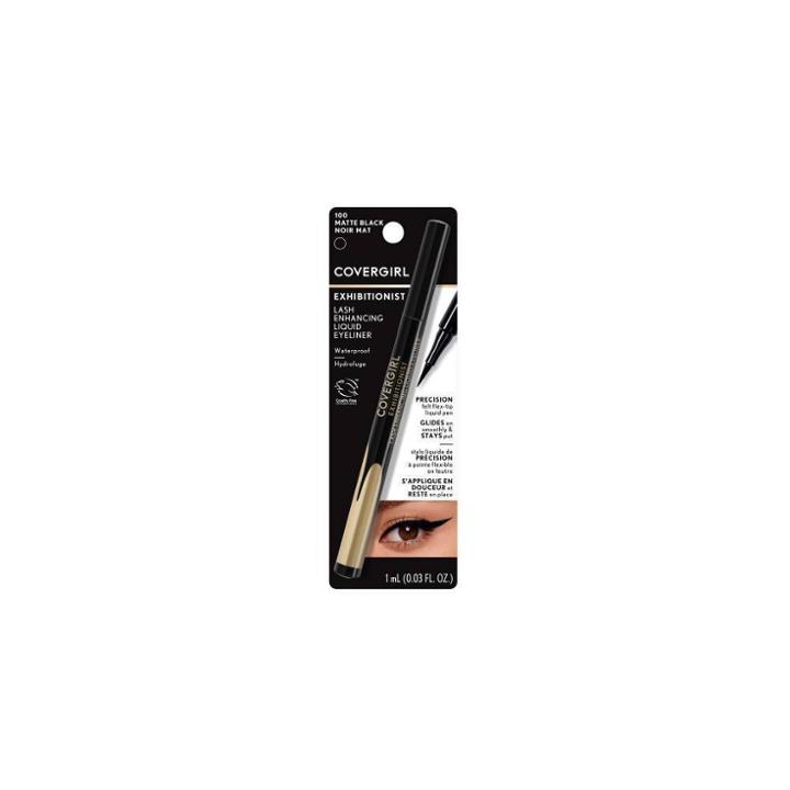 Covergirl Exhibitionist Lash Enhancing Liquid Eyeliner - 100 Matte Black