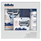 Gillette Skinguard Men's Holiday Gift Set - Includes Razor, 3 Cartridges &