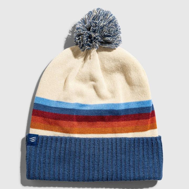 United By Blue Recycled Pom Beanie - Whitecap Gray