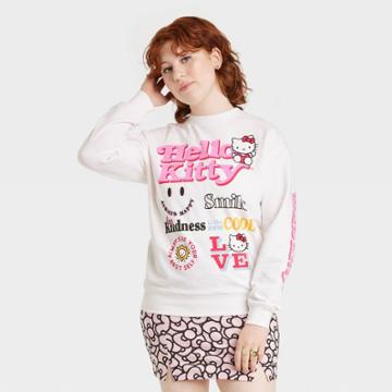 Women's Hello Kitty Graphic Sweatshirt - White