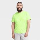 Men's Short Sleeve Performance T-shirt - All In Motion Bright Lemon Xxl, Bright Yellow