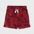 Toddler Solid Pull-on Shorts - Cat & Jack Burgundy