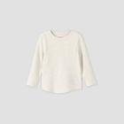 Toddler Boys' Ottoman Knit T-shirt - Cat & Jack Cream