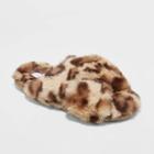 Women's Paris Leopard Crossband Slippers - Stars Above Brown