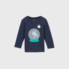 Toddler Boys' Interactive Astronaut Graphic Long Sleeve T-shirt - Cat & Jack Navy