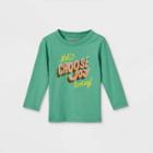 Toddler Boys' 'let's Choose Joy Today' Graphic Long Sleeve T-shirt - Cat & Jack Light Green