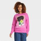 No Brand Black History Month Women's My Voice, My Power Pullover Sweatshirt - Pink