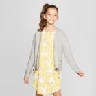 Girls' Open Cardigan - Cat & Jack Gray