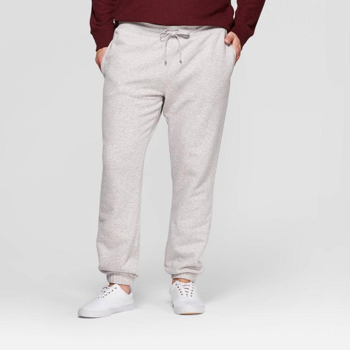 Men's Big & Tall 31.5 Regular Jogger Fit Sweatpants - Goodfellow & Co Gray