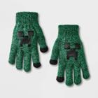Boys' Minecraft Knitted Gloves, One Color