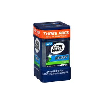 Right Guard Sport Fresh Antiperspirant Deodorant Gel - 3oz/3pk, Blue