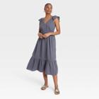 Women's Ruffle Tank Dress - Universal Thread Gray
