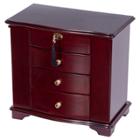 Mele Designs Waverly Women's Wooden Jewelry Box-cherry, Size: