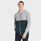 Men's Standard Fit Hooded Sweatshirt - Goodfellow & Co Gray/green