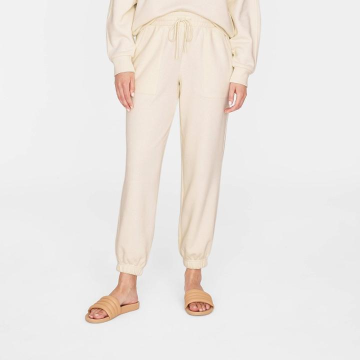 Women's High-rise Utility Jogger Pants - Universal Thread Cream