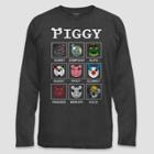 Boys' Piggy Long Sleeve Graphic T-shirt - Gray
