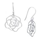 Target Sterling Silver Flower Filigree Drop Earrings - Silver, Infant Girl's, Size: L: 30mm X W: