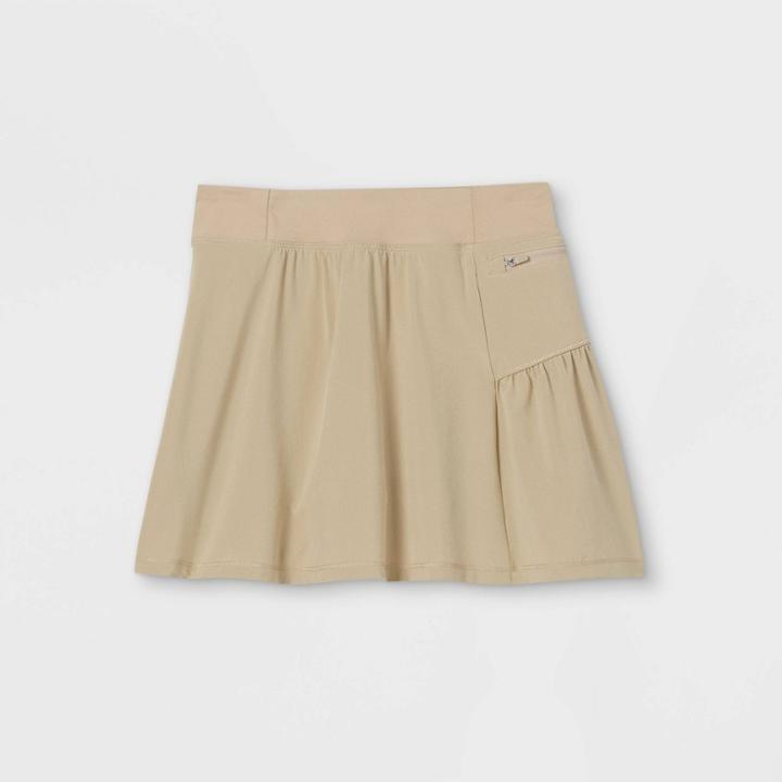 Girls' Performance Skorts - All In Motion Khaki