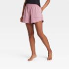 Women's Mid-rise Knit Shorts 5 - All In Motion Faded Rose Xs, Faded Pink