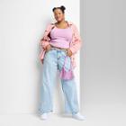 Women's Low-rise Wide Leg Baggy Jeans - Wild Fable Medium Wash 26,