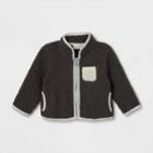 Baby Family Gateway Sherpa Zip-up Sweatshirt - Cat & Jack Gray