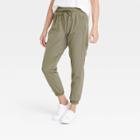 Women's Lined Woven Joggers - All In Motion Backwood Gray