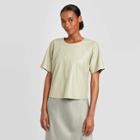 Women's Short Sleeve Blouse - Prologue Green