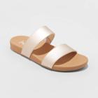 Women's Dedra Two Band Slide Sandals - Shade & Shore Rose Gold